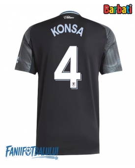 Aston Villa Ezri Konsa #4 Tricou Fotbal Replică 2025-26 Barbati Deplasare